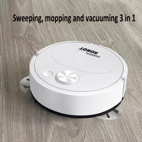 2024 New USB 3 In 1 Smart Sweeping Robot Vacuum Cleaner Mopping Wireless 1500Pa Dragging Cleaning Sweep Floor for Home Office