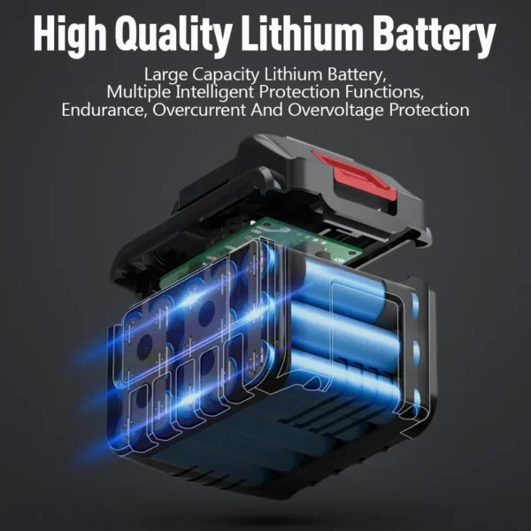 High Pressure Water Gun Electric Car Household Rechargeable Lithium Battery Wireless Spray Washer Cleaner Washing Machine - Image 3