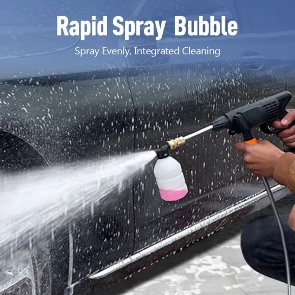 High Pressure Water Gun Electric Car Household Rechargeable Lithium Battery Wireless Spray Washer Cleaner Washing Machine - Image 5