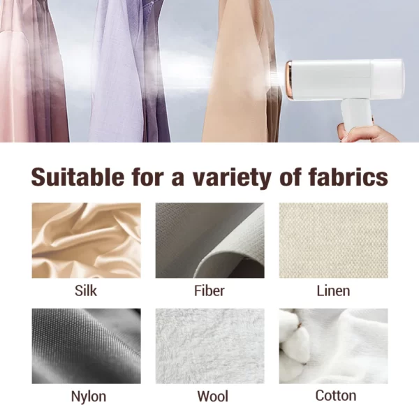 Portable Mini Steam Iron For Clothes Foldable Handheld Electric Ironer Wet Dry Garment Steamer Ironing Machine Travel Home - Image 3