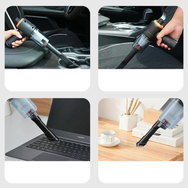 Wireless Car Vacuum Cleaner 6000Pa Cordless Handheld Auto Vacuum High-power Vacuum Cleaner For Home Office Car - Image 5