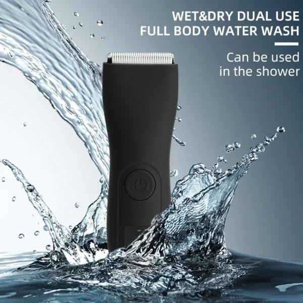 Mens Body Hair Trimmer for Men Balls Women Lady Shaver Hair Removal Bikini Trimmer Groin & Body Shaver Groomer Arm Beard Razor
