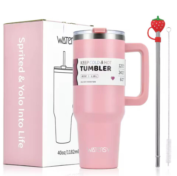 30oz/40OZ Stainless Steel Tumbler Large Capacity Thermal Bottle Double Vacuum Flasks Keep Cold Thermos Cup DIY Gift Mug - Image 6