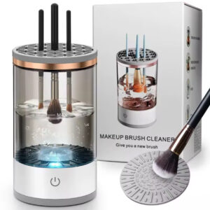 Electric Makeup Brush Cleaner Machine Beauty Makeup Brush Cleaner Portable Makeup Brush Cleaning Solution Cosmetic Brush
