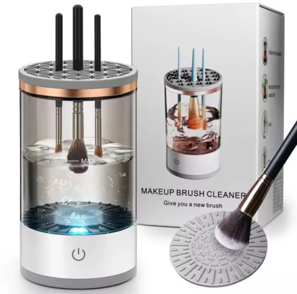 Electric Makeup Brush Cleaner Machine Beauty Makeup Brush Cleaner Portable Makeup Brush Cleaning Solution Cosmetic Brush