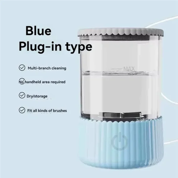 T83C-Electric Makeup Brush Cleaner Portable Makeup Brush Cleaner Machine Quick Cleaning Makeup Brush B - Image 4