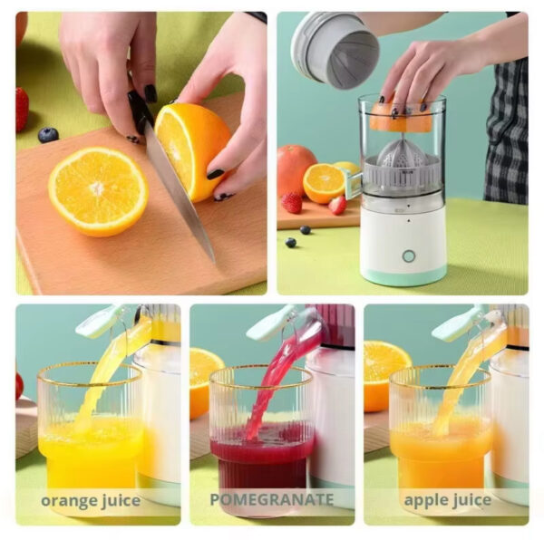 Portable Usb Automatic Juicer Small Multifunctional Juice Residue Separation And Charging Bidirectional Spiral Juicer Cup - Image 5