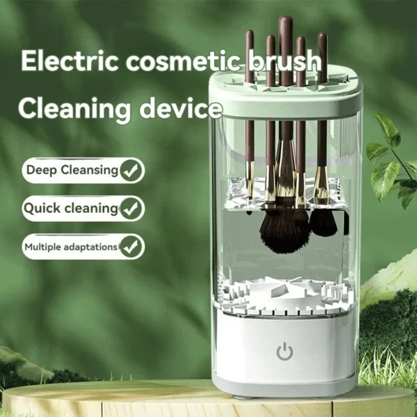 New electric makeup brush cleaning machine, makeup brush, cleaning and drying tools, type-C rechargeable makeup brush cleaning - Image 2