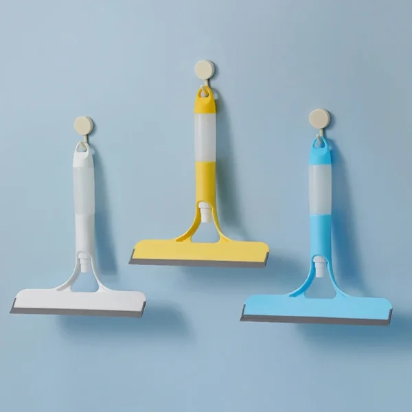 3 in 1 Window Cleaning Squeegee Multi Function Glass Mirror Wiper with Spray Bottle Microfiber Scrub Household Car Cleaner Tools - Image 3