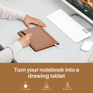 HUION Note 2-in-1 Digital Notebook Drawing Tablet With Battery-free Pen, Bluetooth Wireless Paper Tablet Electronic Writing Pad