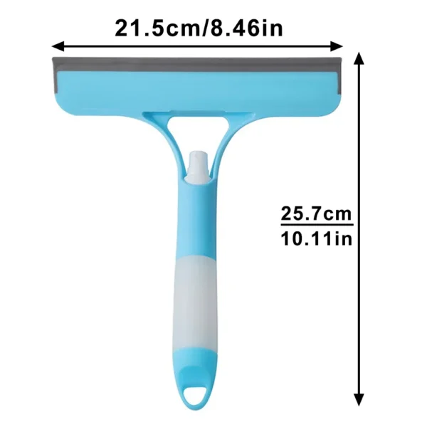 3 in 1 Window Cleaning Squeegee Multi Function Glass Mirror Wiper with Spray Bottle Microfiber Scrub Household Car Cleaner Tools - Image 6