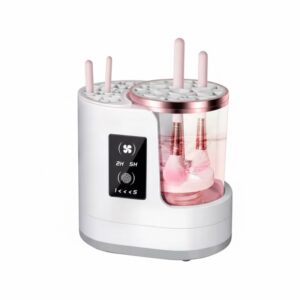 3 IN 1 Electric Makeup Brush Cleaner Machine With Makeup Brush Dryer-Holder-Portable Automatic USB Cosmetic Brushes Cleaner Tool