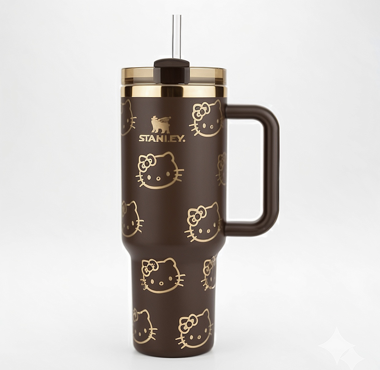 40oz Insulated Quencher Tumbler with Handle & Straw – Leak-Proof Travel Cup | Stanley Style FlowState Lid | Keeps Drinks Cold 24H - Image 4